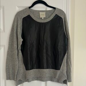 Mason Leather Sweater